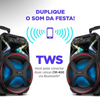 Caixa Amplificada Mondial CM-400 Connect Lights 400W Bluetooth USB/AUX/MIC