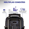 Caixa de Som Mondial Connect Power Plus CM-550 Bluetooth Amplificada 550W USB