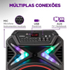 Caixa de Som Amplificada Mondial Connect Lights Plus CM-700 Bluetooth 700W