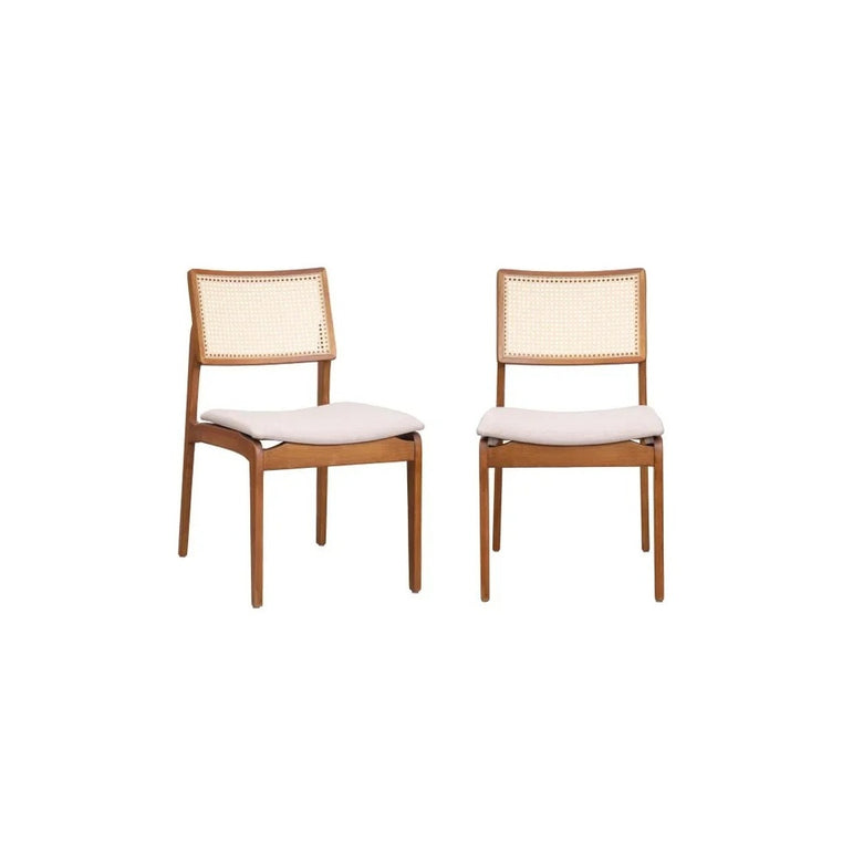 Conjunto Mesa de Jantar 1,35m Donatella Província com 4 Cadeiras Saga