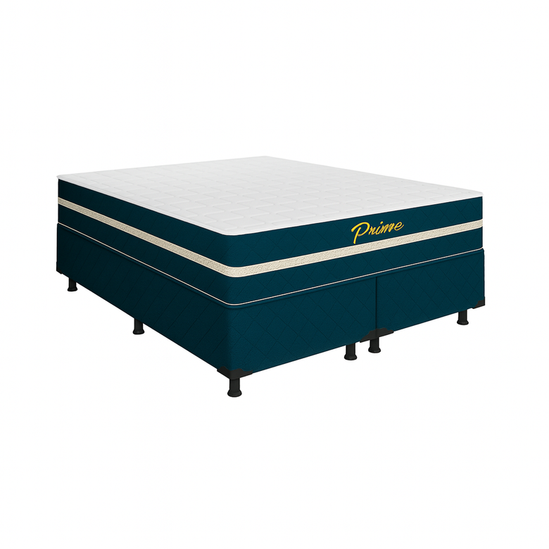 Cama Box Queen Prime (Colchão + Base) 158x198x60 Bacetto