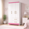 Guarda-Roupa 3 Portas 2 Gavetas Lima Moval