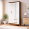 Guarda-Roupa 3 Portas 2 Gavetas Lima Moval