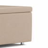 Base Baú Para Cama de Solteiro 88x188 Ortobom Physical com Pistão e Espaço Interno