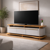 Rack para TV até 75 Polegadas Guarapari Bechara 180cm com 3 Portas