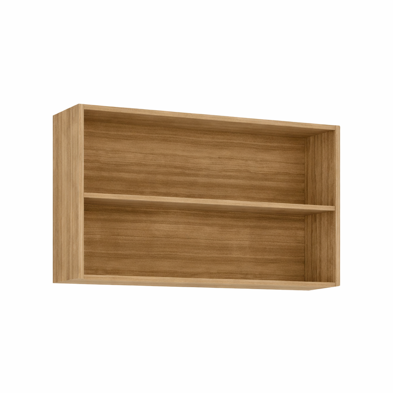 Armário Aéreo 2 Portas Basculantes 1 com Vidro 120 cm Aluminum Kits Paraná