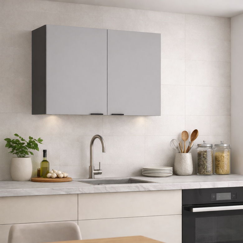 Armário Aéreo 80 cm 2 Portas Lúmina Itatiaia
