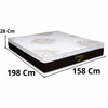 Colchão Queen 158x198x28 com Espuma D33 Ortobom Petrus