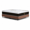 Conjunto Cama Box Queen 158x198 Petrus Ortobom com Base Camurça