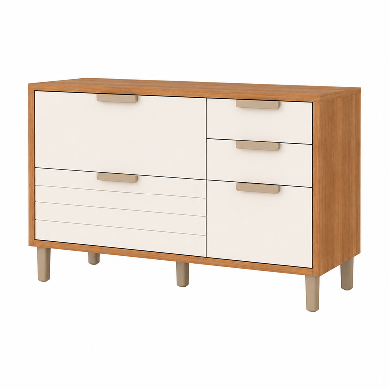 Cozinha Modulada Eloise 2 Peças 2 Portas 4 Gavetas MGM