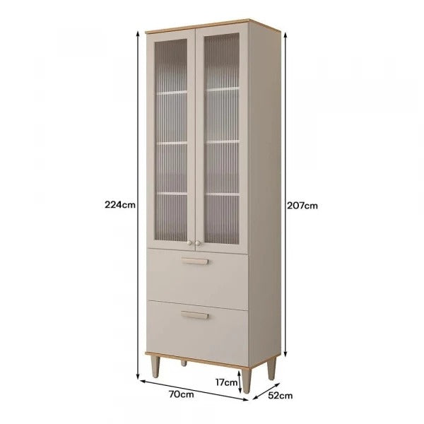 Cristaleira Bella 3 Portas 1 Gaveta 70cm MGM