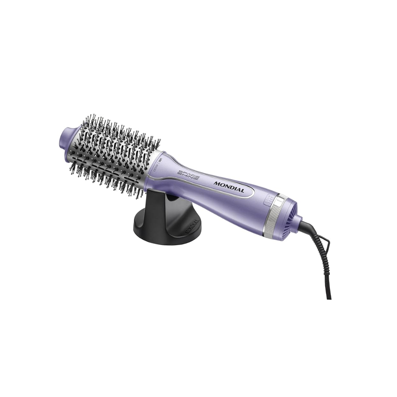 Escova Secadora Space Shine BIVOLT 1300W ES-21 Lilás Mondial