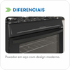 Fogão 4 Bocas Automático Electra Glass New Itatiaia