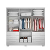 Guarda-Roupa Encant 6 Portas 6 Gavetas com Pés Novo Horizonte