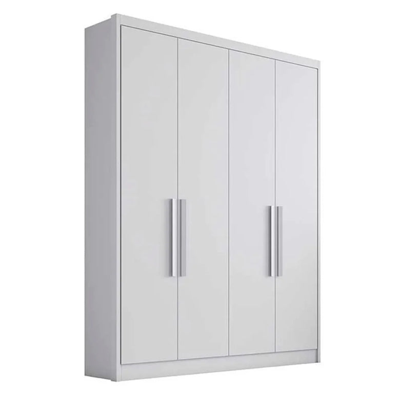 Guarda Roupa Solteiro 4 Portas 3 Gavetas MDF Moderni Plus Novo Horizonte