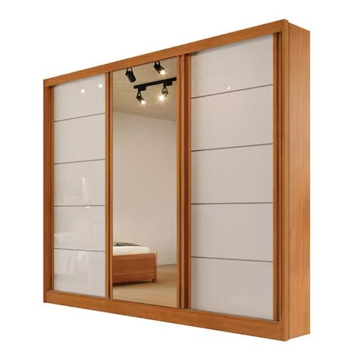 Guarda - Roupa de casal Capri Plus 3 Portas 4 Gavetas Bianchi