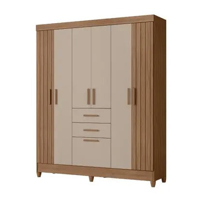 Guarda-Roupa Solteiro Malta 7 Portas e 2 Gavetas Moval