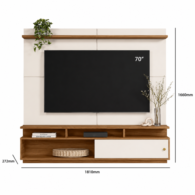 Home Suspenso Para Tv até 70" Morretes Mobler