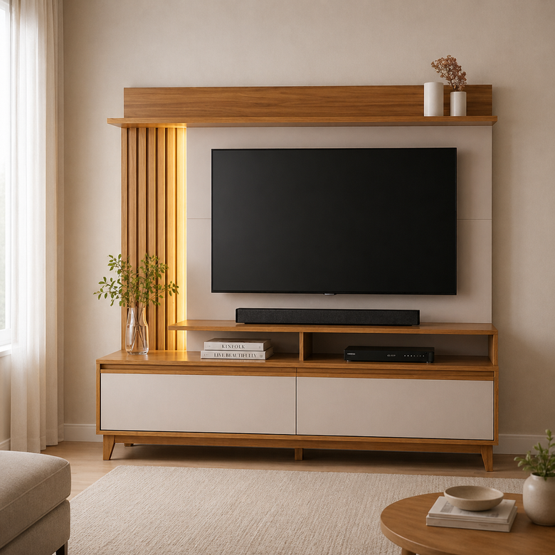 Home Para TV Até 60" NT 1400 Ripado Notável