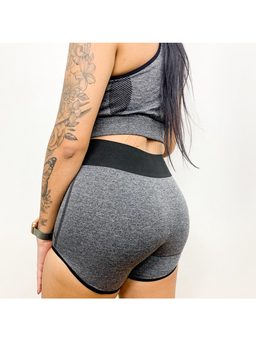Roupa Para Ginastica Academia Yoga Feminina Conjunto Short E Top Fitness