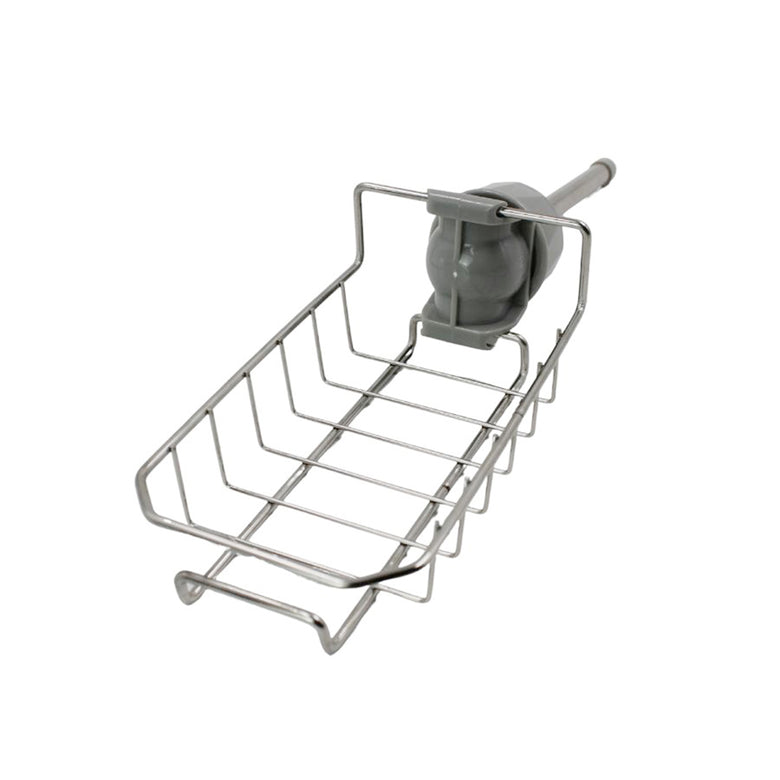 Escorredor Suporte De Torneira Pia Multiuso Inox Sabão Esponja Cozinha Banheiro