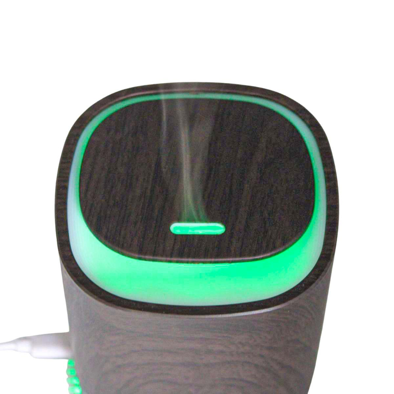 Difusor Aromatizador Umidificador De Ar Oleos Essenciais 360 Cor:Mogno