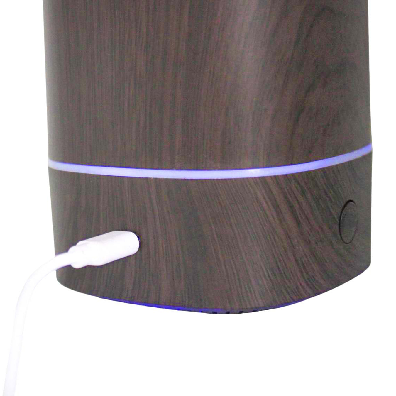 Difusor Aromatizador Umidificador De Ar Oleos Essenciais 360 Cor:Mogno