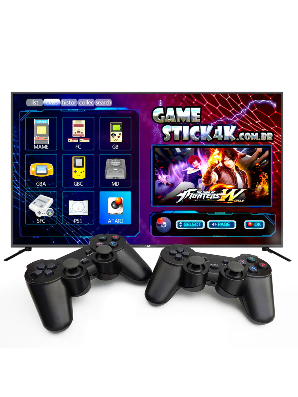 Video Game Stick Retro Controle Sem Fio HDMI 3500 Jogos