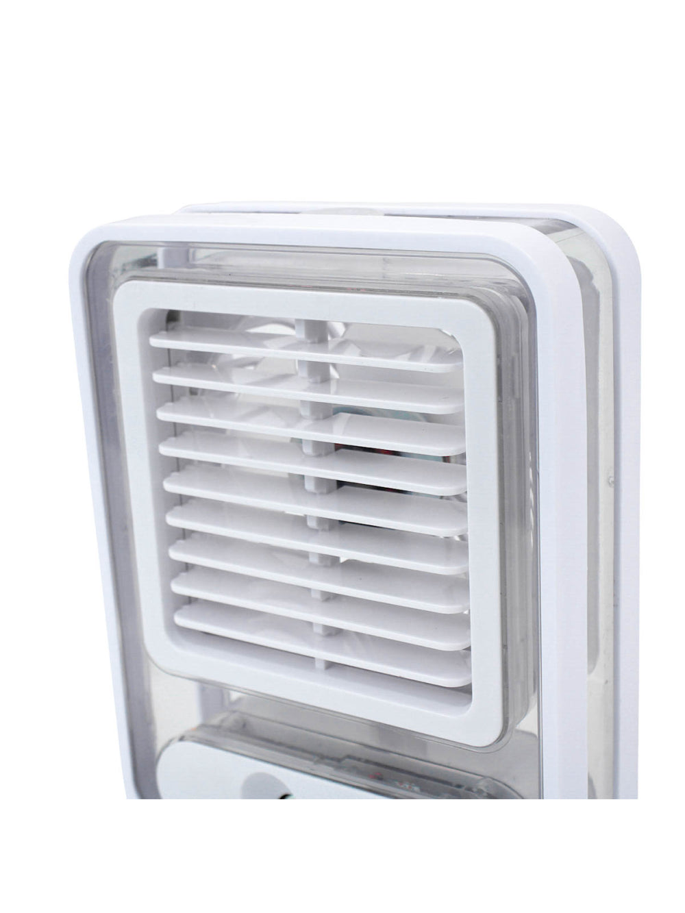 Ventilador Portatil Umidifcador Luminaria USB De Mesa 3 Velocidades Cores:Branco