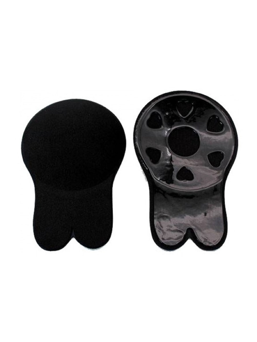 Sutiã Adesivo Levanta Seio Invisible Pushup Orelha De Coelho Preto Tamanho:L/XL