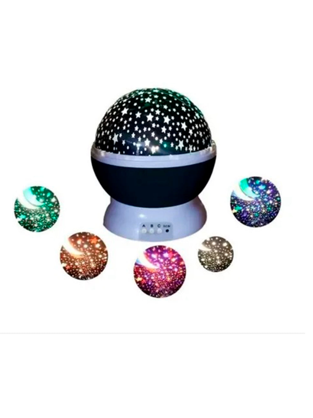 Luminaria Projetor Estrela 360 Galaxy Star Master Cor:Preto