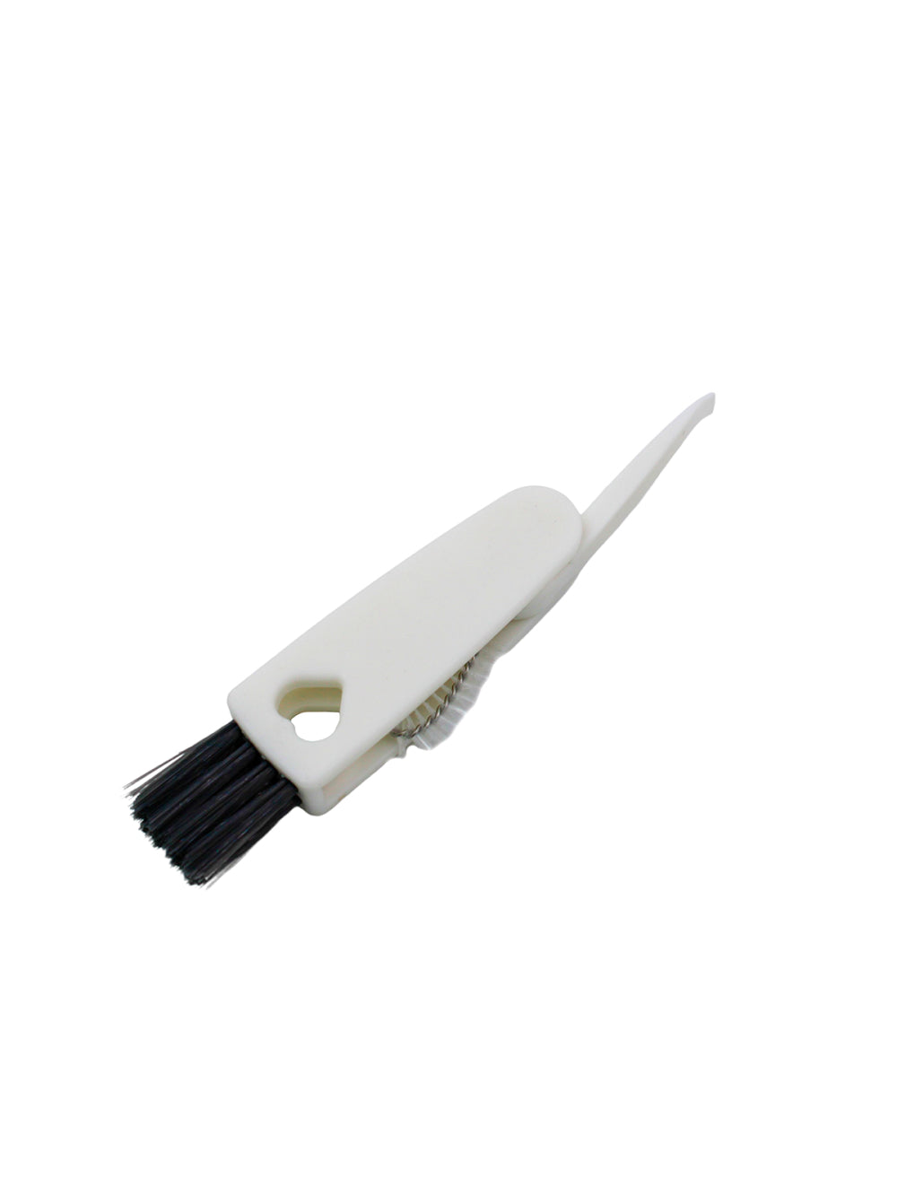 Escova De Limpeza Multiuso Para Teclado Cantos Frisos Notebooks 3 Em 1 Cor:Branco