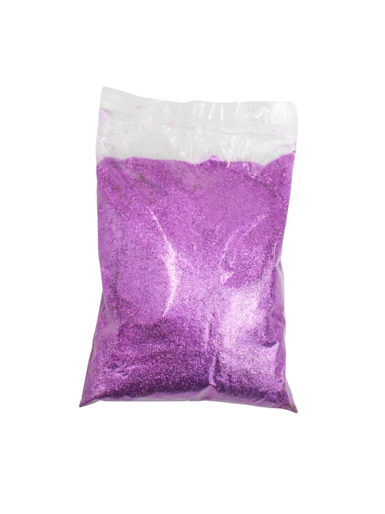 Glitter Purpurina Com Brilho Escolar Artesanato Carnaval Festa 500g Cor:Rosa