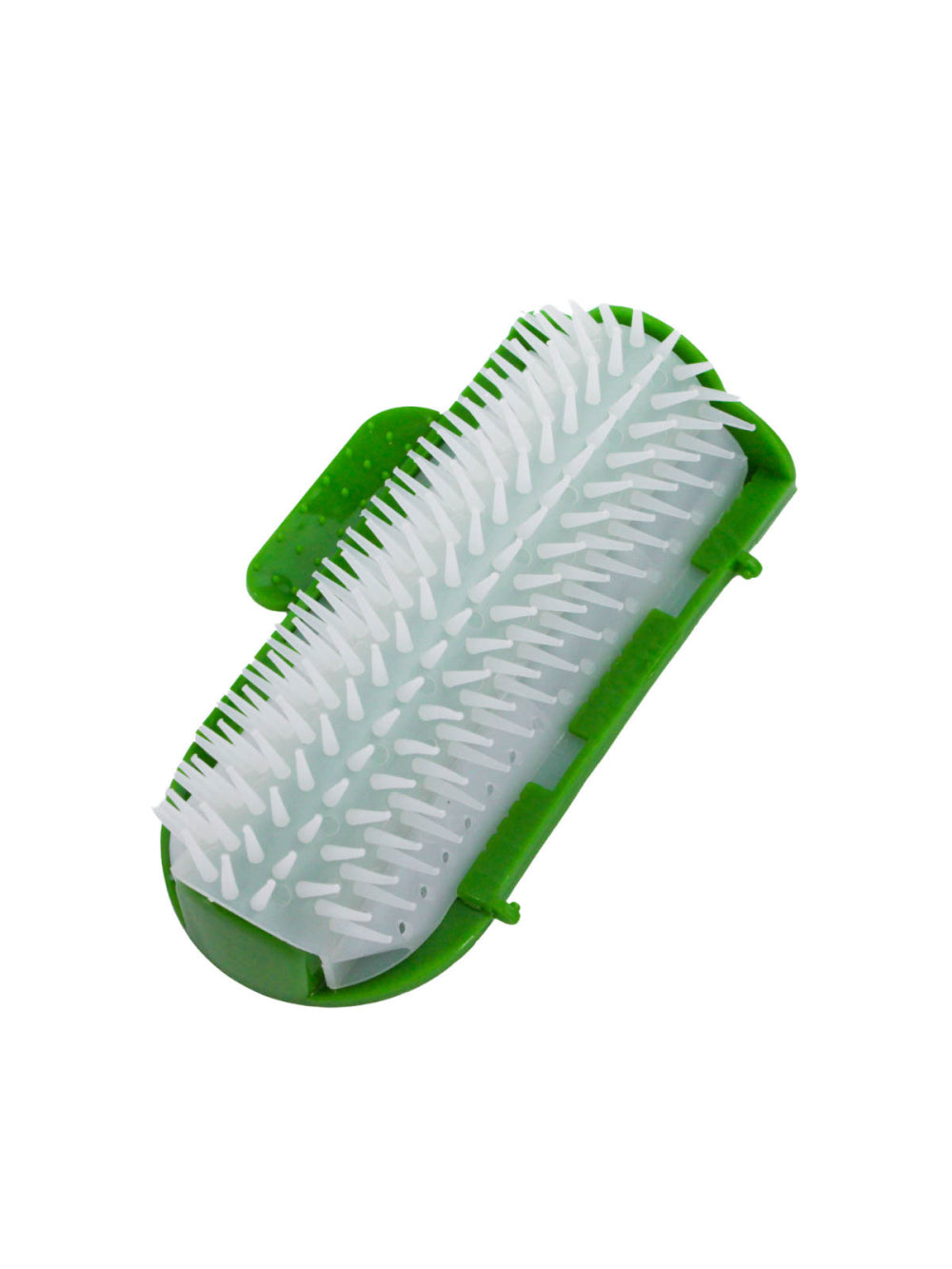 Coçadinha Para Gatos Escova Tira Pelos Massageadora Canto De Parede Cor:Verde