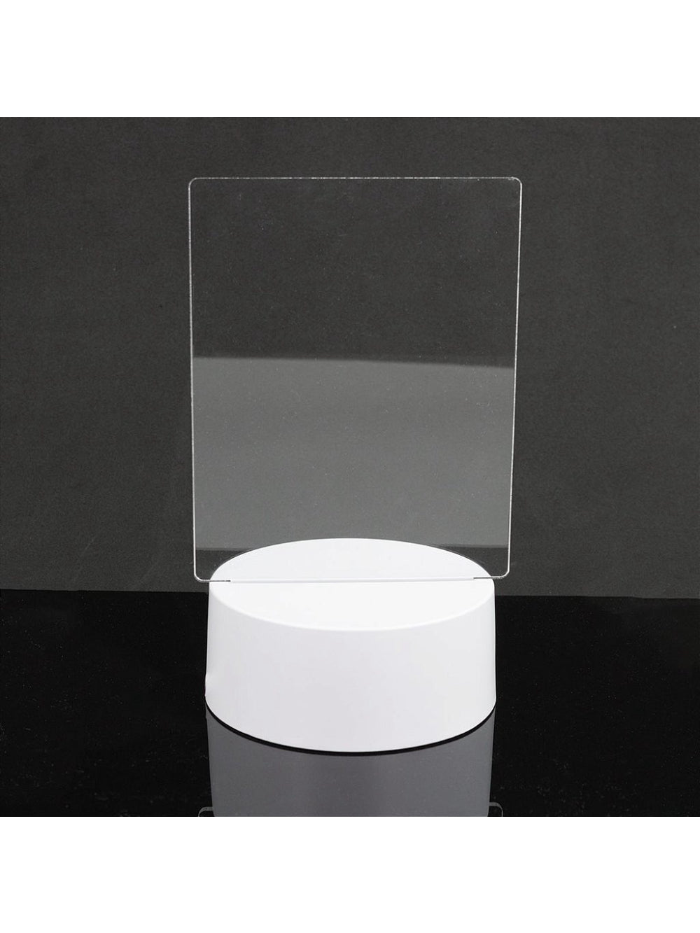 Quadro Luminaria Led Para Escrever Anotaçoes Acrilico Branco Quente