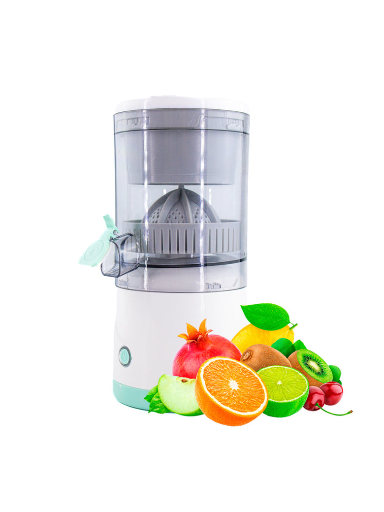 Espremedor Extrator Suco Laranja Limão Frutas Portatil USB Cor:Verde