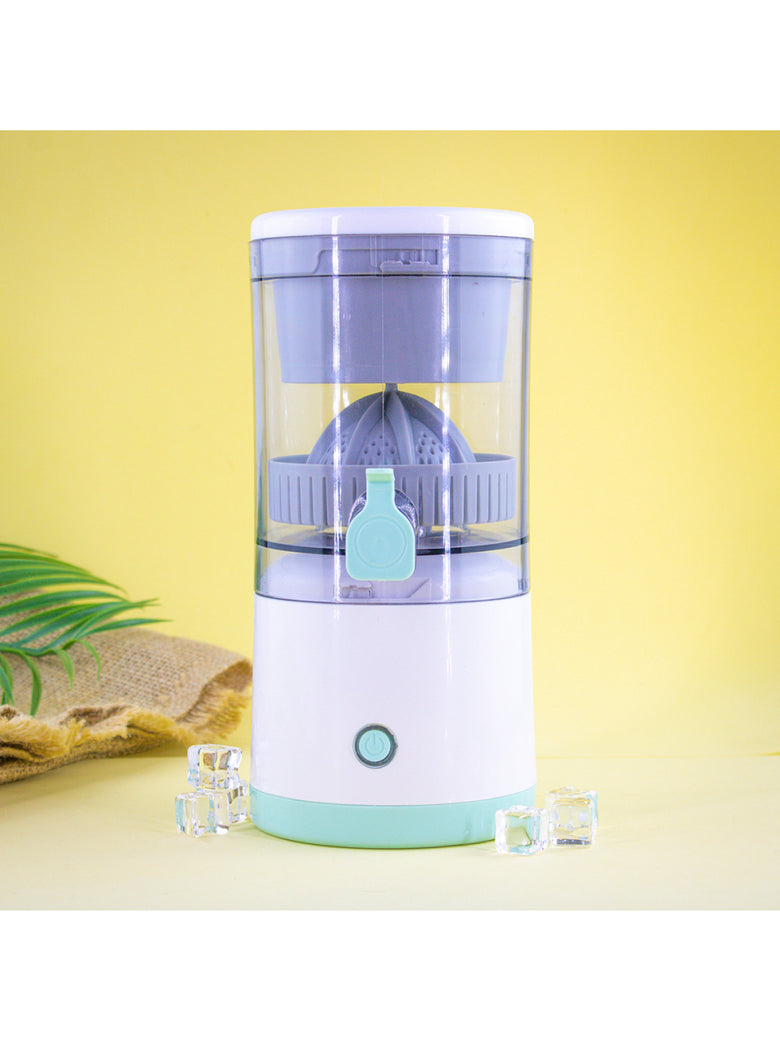 Espremedor Extrator Suco Laranja Limão Frutas Portatil USB Cor:Verde