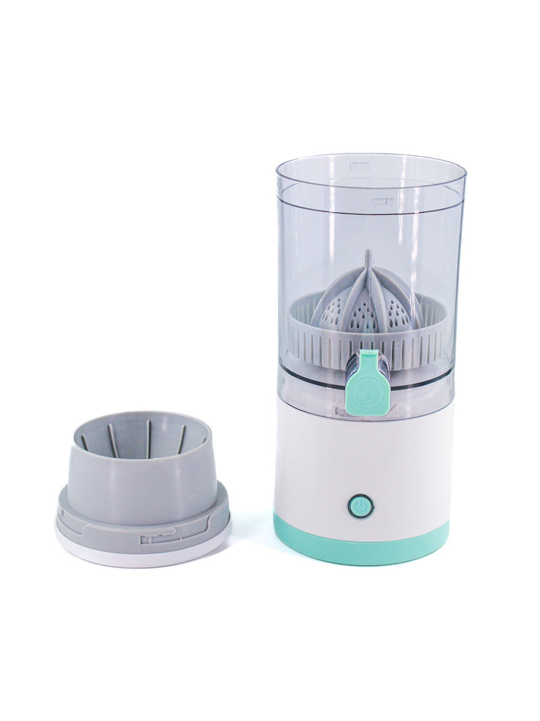 Espremedor Extrator Suco Laranja Limão Frutas Portatil USB Cor:Verde