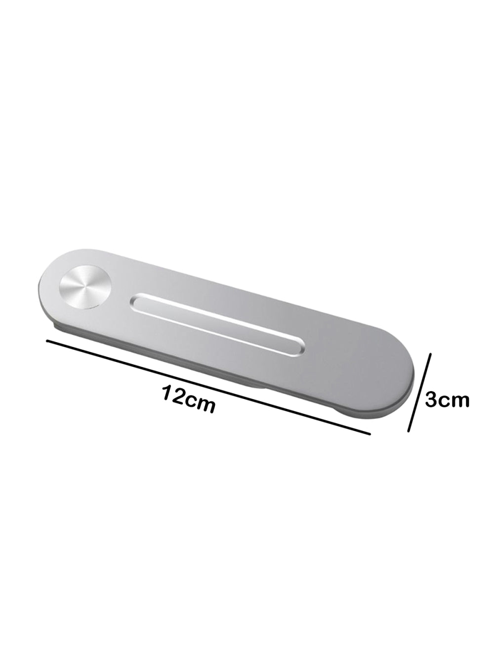 Suporte Universal Celular Clipe Magico Notebook Liga De Aluminio Cor:Prata