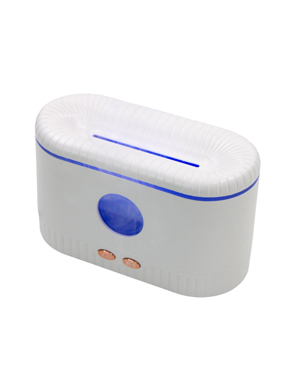 Umidificador De Ar Luminaria Fogueira USB Difusor Aromatizador Branco:Branco