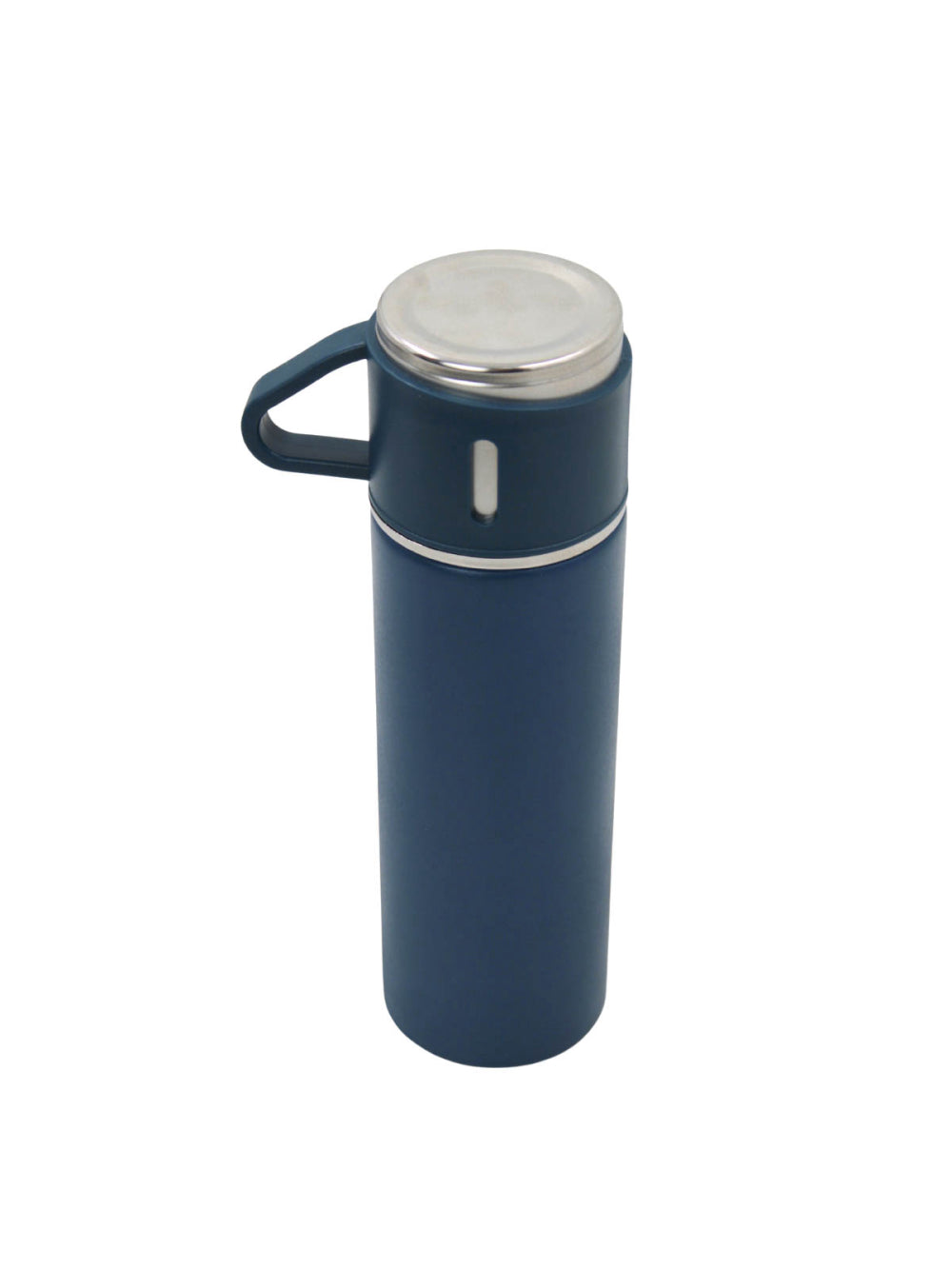 Garrafa Termica Com Copo Parede Dupla Inox Squeeze 500ml Cores:Azul