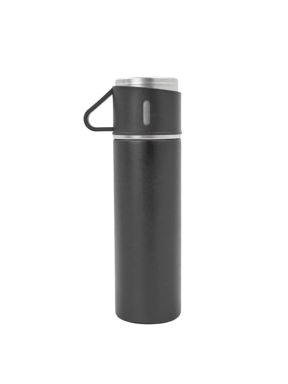 Garrafa Termica Com Copo Parede Dupla Inox Squeeze 500ml Cores:Preto