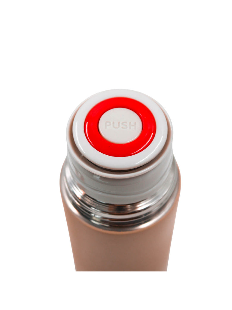 Garrafa Termica Com Copo Parede Dupla Inox Squeeze 500ml Cores:Rosa