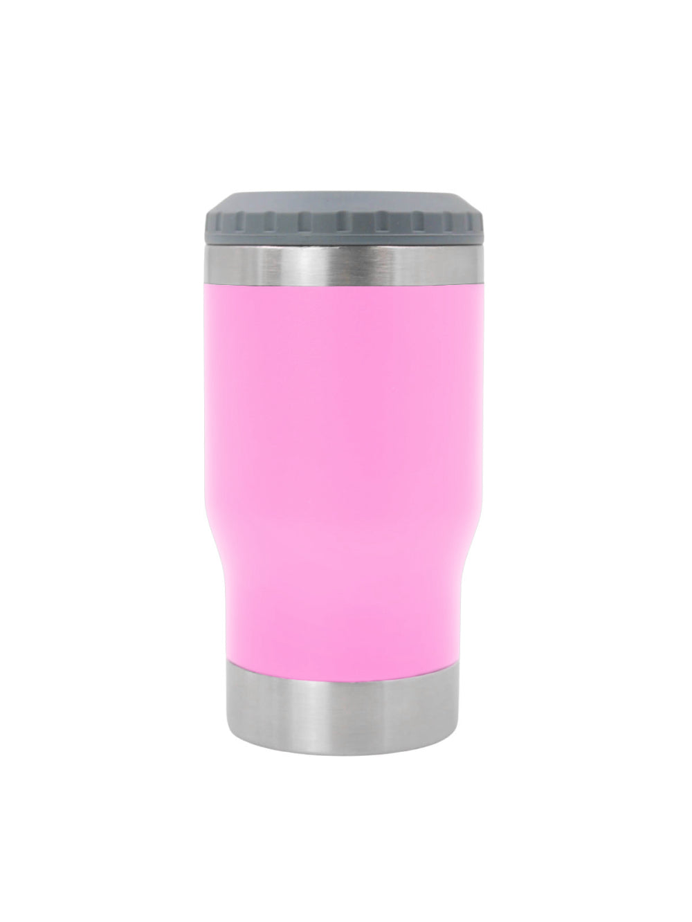 Copo Termico Porta Lata Garrafa Long Neck Copo Abridor Cor:Rosa