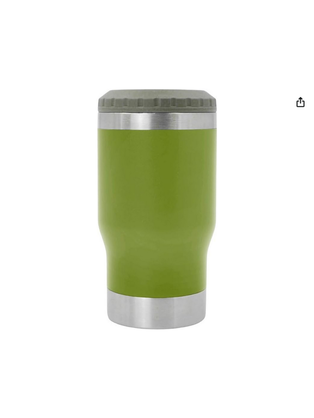 Copo Termico Porta Lata Garrafa Long Neck Copo Abridor Cor:Verde Escuro