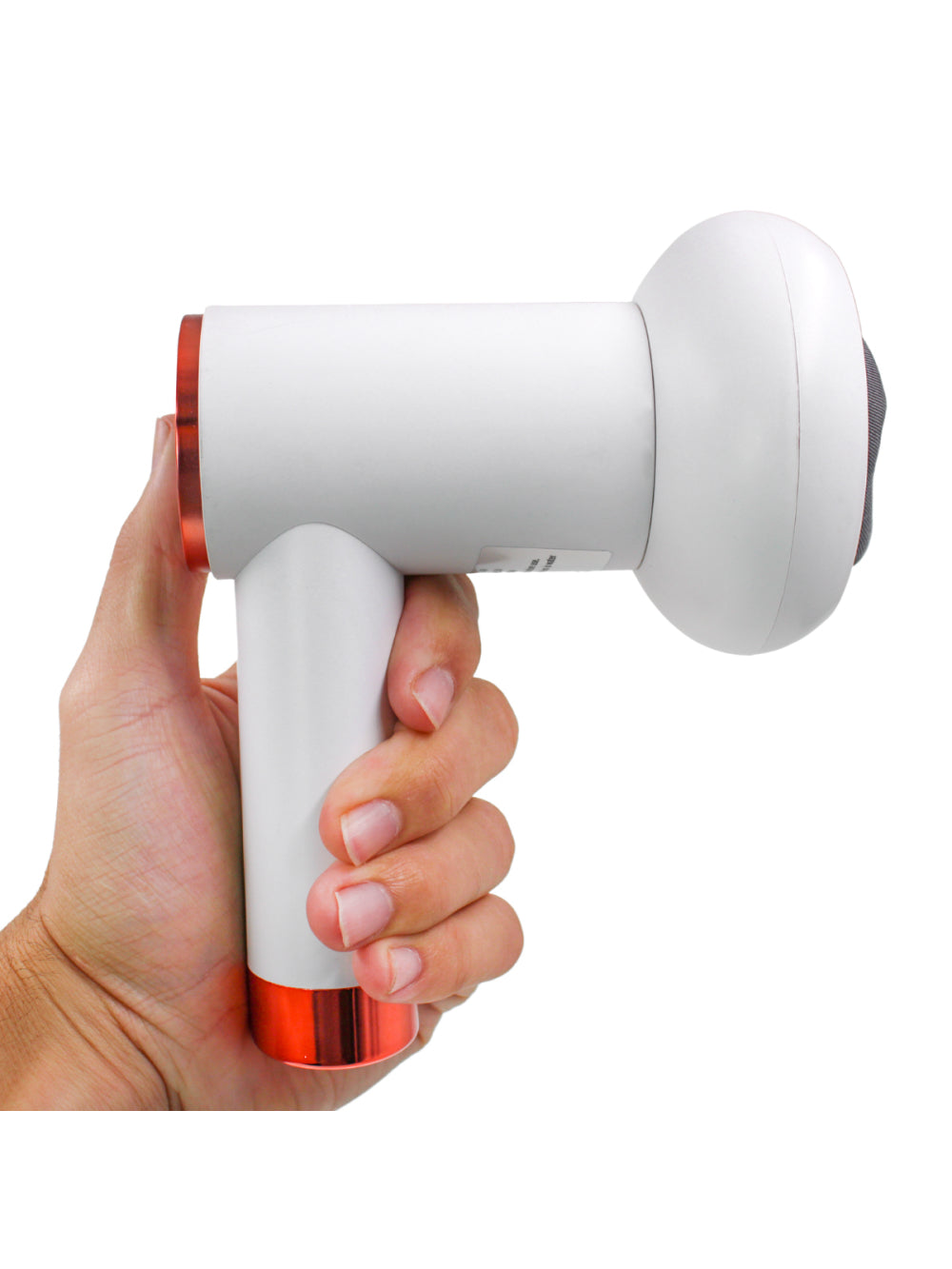 Massageador Eletrico Muscular Vibratorio Corporal USB Portatil 5 em 1 Cor:Branco