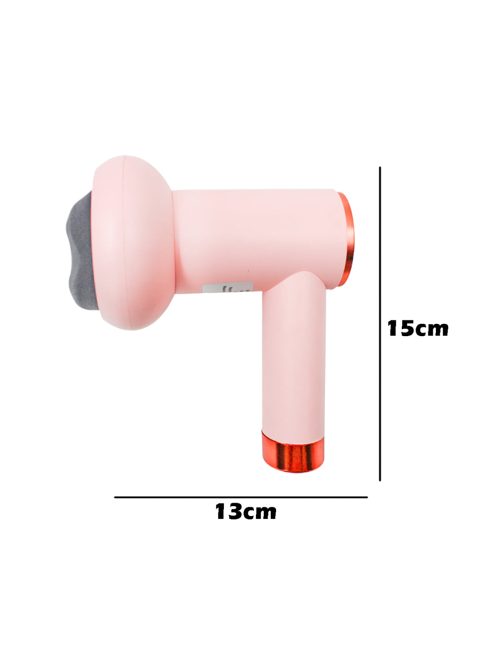 Massageador Eletrico Muscular Vibratorio Corporal USB Portatil 5 em 1 Cor:Rosa