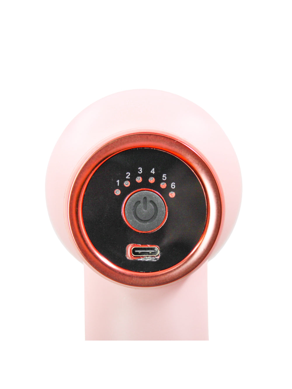 Massageador Eletrico Muscular Vibratorio Corporal USB Portatil 5 em 1 Cor:Rosa