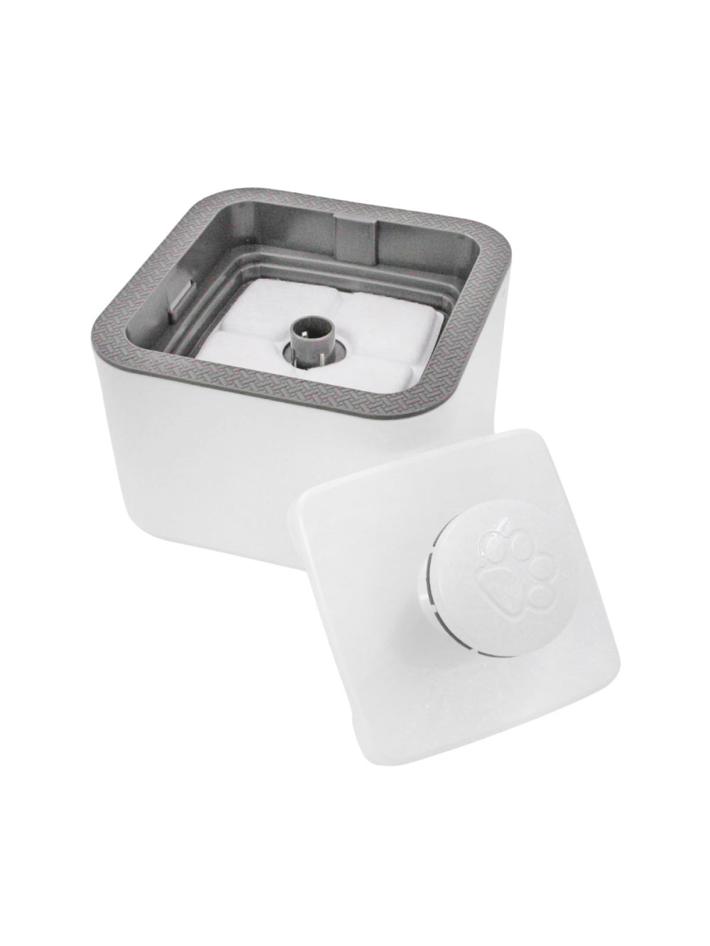 Fonte Bebedouro Gatos Cães Automatico Com Filtro USB Bivolt 2,5 Litro Cor:Branco