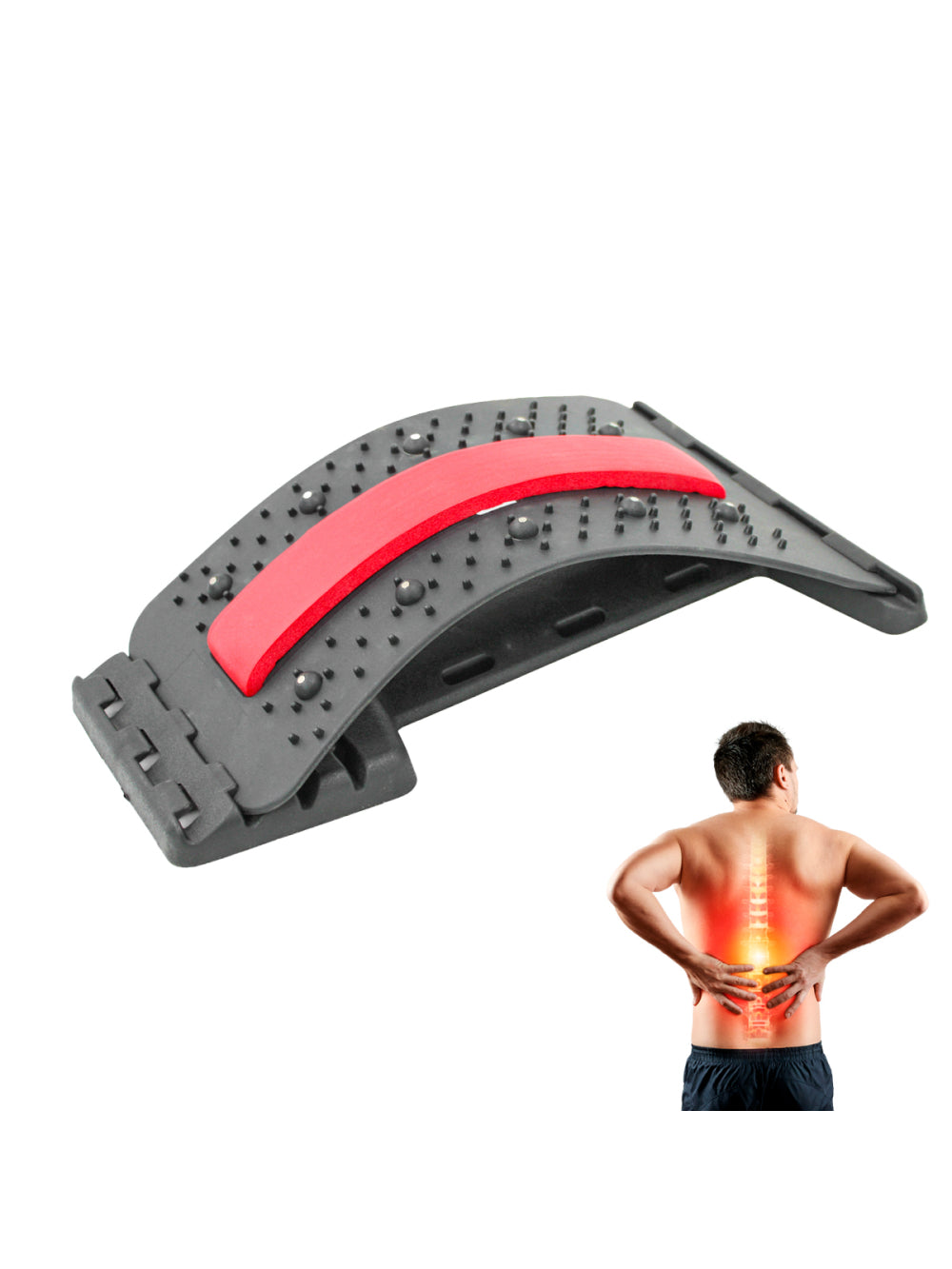 Suporte Lombar De Acupressão Para Alivio Da Dor Nas Costas Com Pontos Magneticos